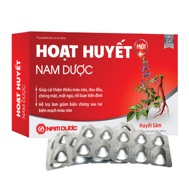 Hoạt Huyết Nam Dược – Hỗ trợ tuần hoàn máu não, giảm nguy cơ tai biến