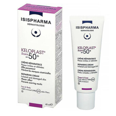 Kem ngừa sẹo Isis Keloplast Scars SPF50+ – Phục hồi da, chống nắng, giảm thâmKem ngừa sẹo Isis Keloplast Scars SPF50+ – Phục hồi da, chống nắng, giảm thâm