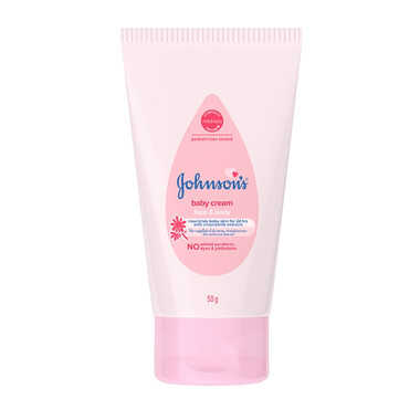 Kem dưỡng ẩm Johnson's Baby Cúc La Mã cấp ẩm sâu, mềm mịn suốt 24h (50g)