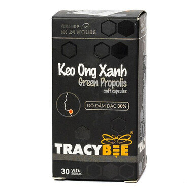 Viên uống keo ong xanh Tracybee – Hỗ trợ đường hô hấp, tăng đề kháng (30 viên)
