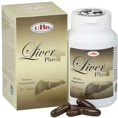 Viên uống Liver Plus UBB - Hỗ trợ tăng cường chức năng gan, bảo vệ tế bào gan