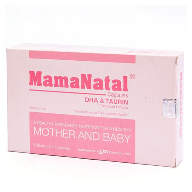 MamaNatal - Bổ sung dinh dưỡng mẹ bầu (30 viên)