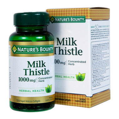 Viên uống Milk Thistle Nature’s Bounty – Hỗ trợ giải độc gan, tăng cường chức năng gan