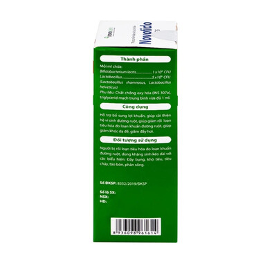 Thực phẩm bảo vệ sức khỏe Novofido - Hỗ trợ giảm rối loạn tiêu hóa ở trẻ (Chai 15ml)