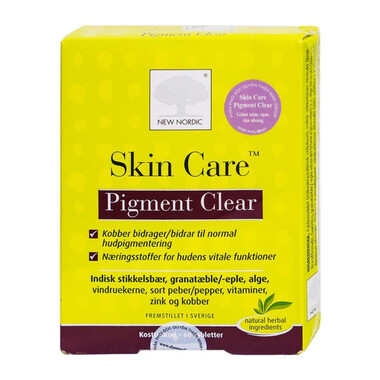 Viên uống Skin Care Pigment Clear New Nordic – Giảm thâm nám, sạm da, tàn nhang, dưỡng da trắng sáng