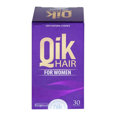 Qik Hair For Women – Viên uống giảm rụng tóc, kích thích mọc tóc chắc khỏe cho nữ giới