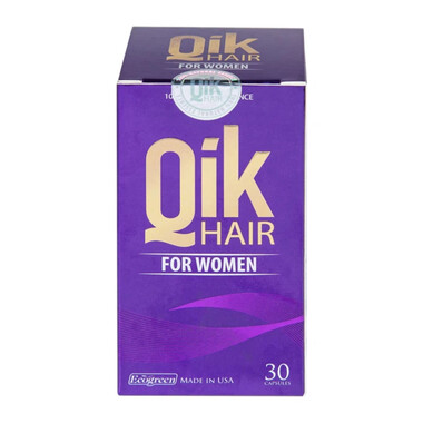 Qik Hair For Women – Viên uống giảm rụng tóc, kích thích mọc tóc chắc khỏe cho nữ giới