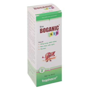 Siro Boganic Kid Traphaco - Thanh nhiệt, mát gan, giảm mẩn ngứa