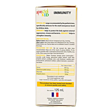 Siro Special Kid Immunite - Tăng cường đề kháng, bảo vệ sức khỏe bé yêu