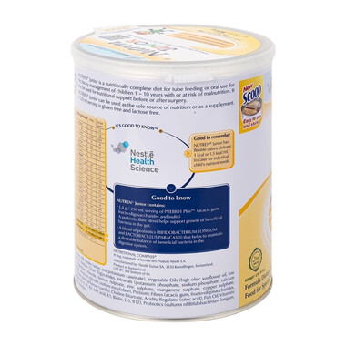 Sữa bột Nutren Junior cung cấp dinh dưỡng cho trẻ từ 1-10 tuổi (800g)