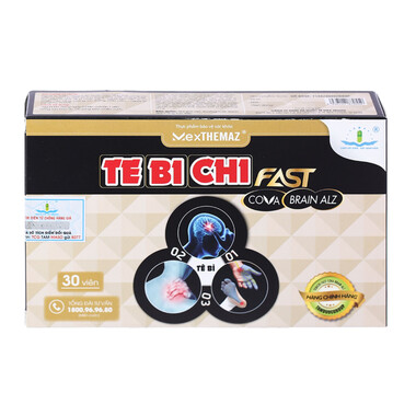 Tê Bì Chi Fast Cova Brain Alz – Hỗ trợ tuần hoàn não, giảm đau đầu, tê bì chân tay (30 viên)