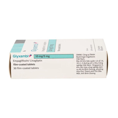 Thuốc Glyxambi 10mg/5mg Boehringer điều trị đái tháo đường tuýp 2 (3 vỉ x 10 viên)