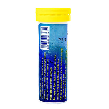 Viên sủi Oresol Pluz - Bù nước và điện giải (Tuýp 10 viên)