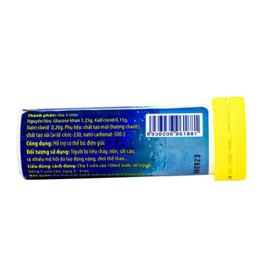 Viên sủi Oresol Pluz - Bù nước và điện giải (Tuýp 10 viên)