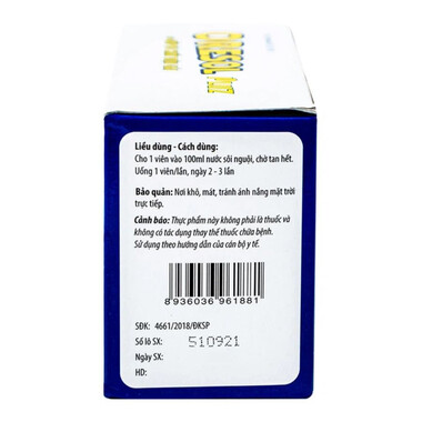 Viên sủi Oresol Pluz - Bù nước và điện giải (Tuýp 10 viên)