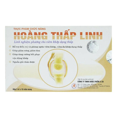 Viên uống Hoàng Thấp Linh – Hỗ trợ điều trị viêm khớp, giảm đau nhức