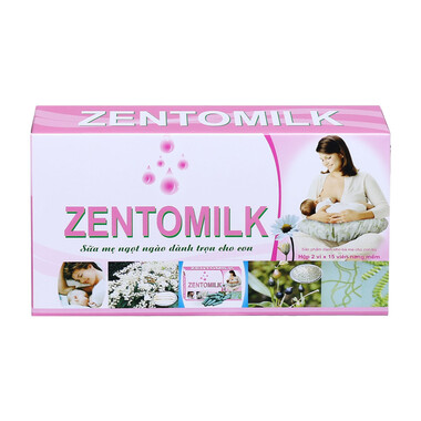 Zentomilk hỗ trợ tăng tiết sữa cho mẹ – Giải pháp thông tia sữa, bổ sung dinh dưỡng (30 viên)
