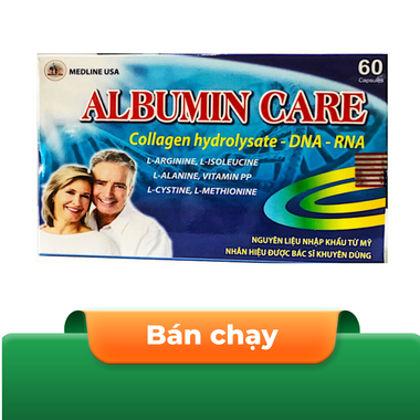 Thực phẩm bảo vệ sức khỏe Albumin Care (60 viên)