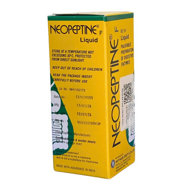 Dung dịch uống Neopeptine F Drops Raptakos hỗ trợ tăng cường tiêu hóa và hấp thu thức ăn (60ml)