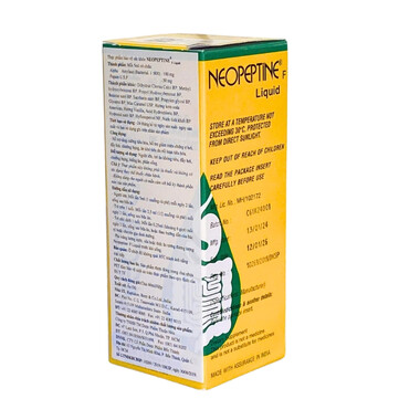 Dung dịch uống Neopeptine F Drops Raptakos hỗ trợ tăng cường tiêu hóa và hấp thu thức ăn (60ml)
