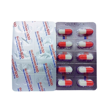Glucosamin 500 hỗ trợ tăng tiết dịch khớp, giảm đau do khô khớp (100 viên)