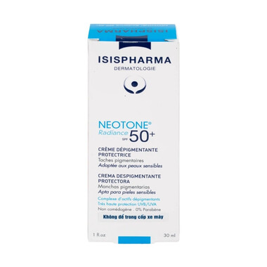 Kem dưỡng Isis Neotone Radiance Spf 50+ giúp trắng da, mờ vết nám ,chống nắng (30ml)