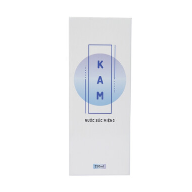 Nước súc miệng Kam ngăn chặn sự phát triển của vi khuẩn và mảng bám cao răng (250ml)