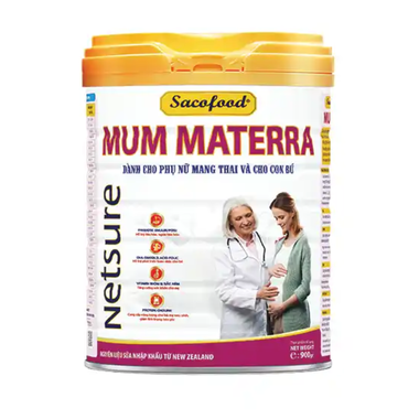 Sữa Netsure Mum Mattera – Dinh dưỡng cho mẹ bầu, hỗ trợ sức khỏe thai kỳ (900g)