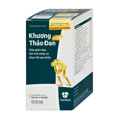 Thực phẩm bảo vệ sức khoẻ Khương Thảo Đan Gold (Hộp 120 viên)