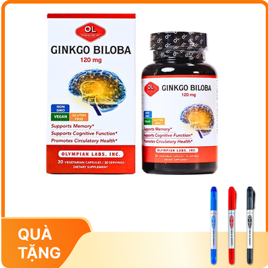 Thực phẩm bảo vệ sức khoẻ viên nang Ginkgo Biloba 120mg (30 viên)