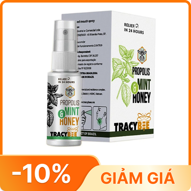 Xịt họng Keo ong Propolis Mint & Honey Tracybee - Chai 30ml