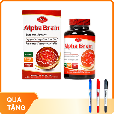 Thực phẩm bảo vệ sức khỏe Alpha Brain (60 viên)