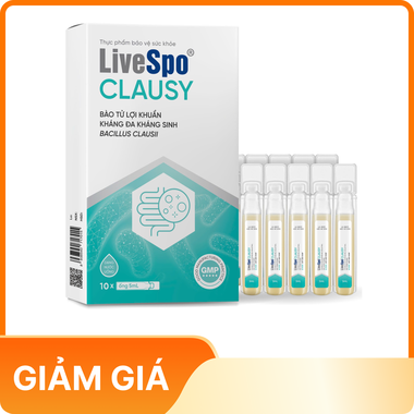 Thực phẩm bảo vệ sức khỏe Livespo Clausy (10 ống x 5ml)