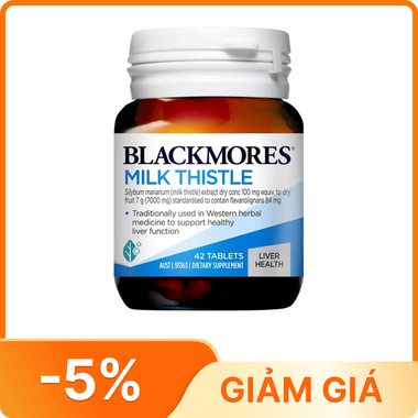 Thực phẩm bảo vệ sức khoẻ Blackmores Milk Thistle - Hộp 42 viên