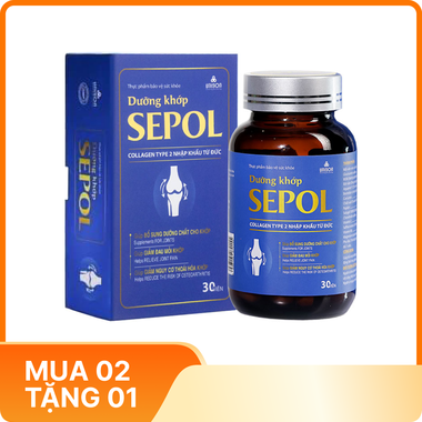 Thực phẩm bảo vệ sức khỏe dưỡng khớp Sepol (30 viên)