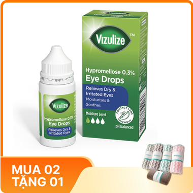 Nước mắt nhân tạo Vizulize Hypromellose 0.3% (chai 10ml)