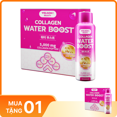 Nước uống Collagen Welson Beauty 10x water boost (6 chai)