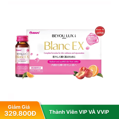 Nước uống dưỡng trắng, giúp đẹp da Beyou Lux Blanc Ex (Hộp 10 chai)