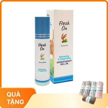Dầu lăn Fresh On Barley Mint giảm căng thẳng, mệt mỏi - Chai 8ml