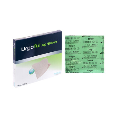 Gạc lưới UrgoTul AG/Sliver 10cm x 12cm (16 miếng)