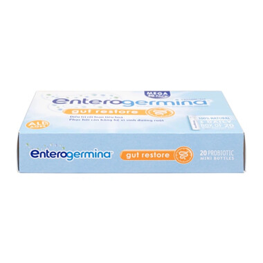 Men ống Enterogermina 4 tỷ/5ml Sanofi điều trị rối loạn hệ vi khuẩn đường ruột (2 vỉ x 10 ống)