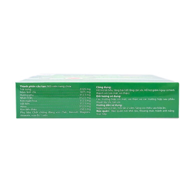 Thực phẩm bảo vệ sức khỏe Sỏi Mật Trái Sung (Hộp 30 viên)