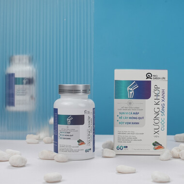 Thực phẩm bảo vệ sức khỏe Viên xương khớp Cuộc Sống Xanh (Hộp 60 viên)