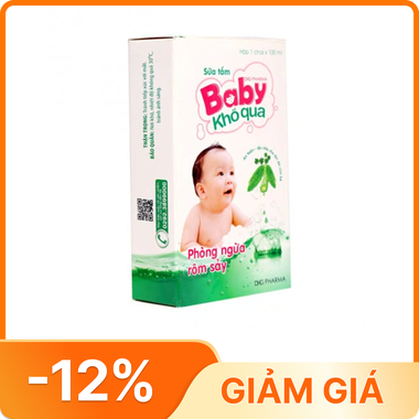 Sữa tắm phòng ngừa rôm sẩy cho bé Baby Khổ Qua (100ml)