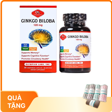 Thực phẩm bảo vệ sức khoẻ viên nang Ginkgo Biloba 120mg (30 viên)