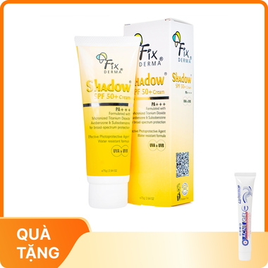 Kem chống nắng Fixderma Shadow SPF 50+ Cream chống nắng, dưỡng ẩm (75g)