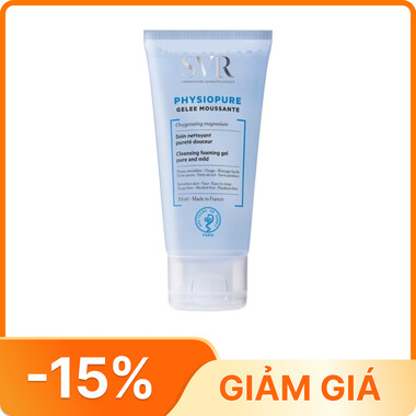 Gel rửa mặt SVR Physiopure Gelee Moussante cho da nhạy cảm (55ml)