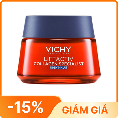 Kem dưỡng Vichy Liftactiv Collagen Specialist Night (50ml)
