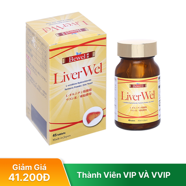 Thực phẩm bảo vệ sức khỏe Bewel Liverwel (45 viên)