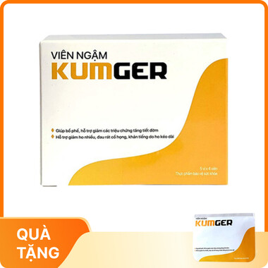 Thực phẩm bảo vệ sức khoẻ Viên Ngậm Kumger (hộp 20 viên )